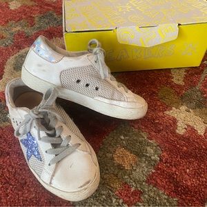 GOLDEN GOOSE Glitter Star Sneakers 28 / 11us